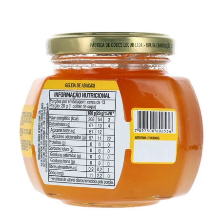 GELEIA TRADICIONAL DE ABACAXI 250G BOM PRINCIPIO 360-21