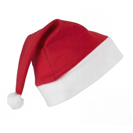 Gorro de natal D e A vermelho 40x30cm