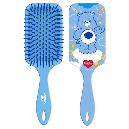 Escova para Cabelo Condor Raquete Pelúcia - Ursinhos Carinhosos