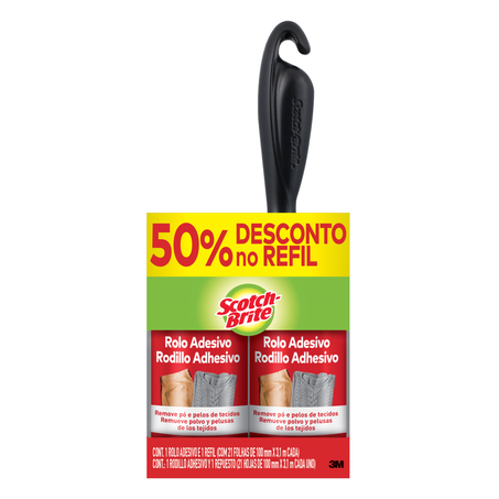 ROLO ADESIVO SCOTCH BRITE 3.1M+ REFIL UN