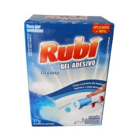 Gel adesivo rubi oceano com 1 aplicador+ 4 doses de gel de 28g