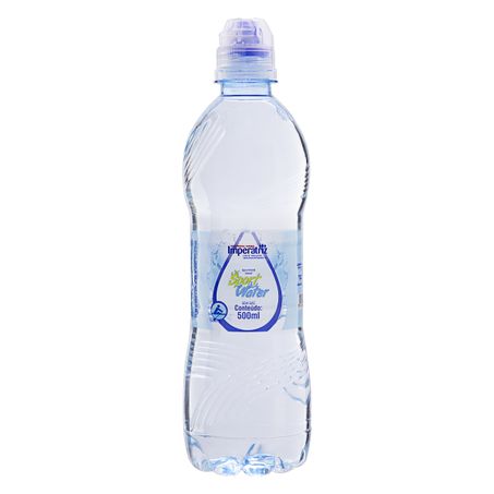 Água mineral natural sem gás imperatriz sport water garrafa 500ml