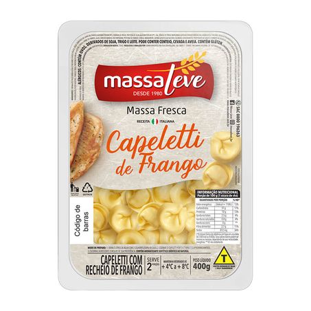 CAPELETTIFRANGO MASSA LEVE 400G