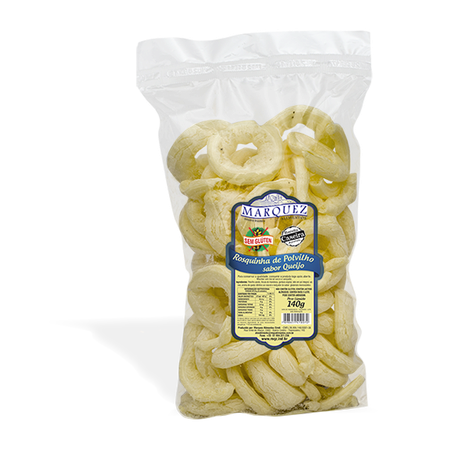 Rosquinha marquez 140g polv queijo s/g