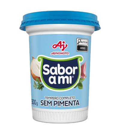Tempero completo sem pimenta sabor a mi 300g