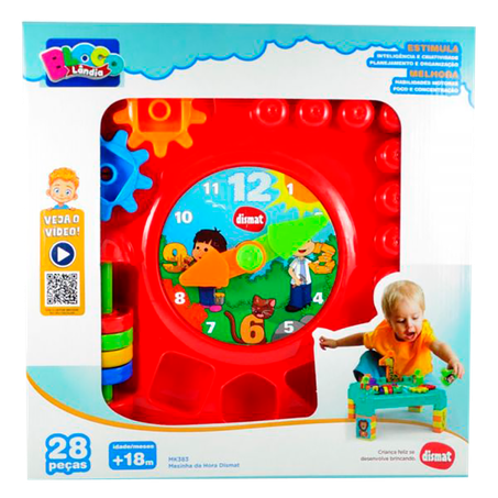 Brinquedo dismat mesinha da hora mk383
