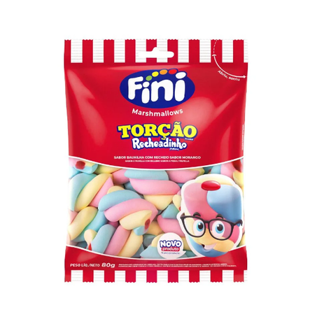 Marshmallows torcao recheadinho fini 80g