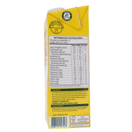 Leite Longa Vida Ninho Integral Cx 1l 360-8