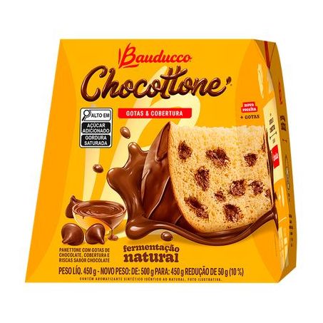 PANETTONE BAUDUCCO 450G GOTAS/COBER