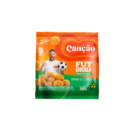 Empanado de Frango Canção 300g - Fut Chicken - Tradicional