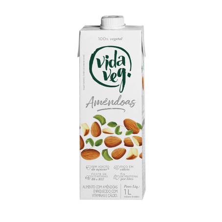 ALIMENTO VEGETAL VIDA VEG 1L AMENDOAS