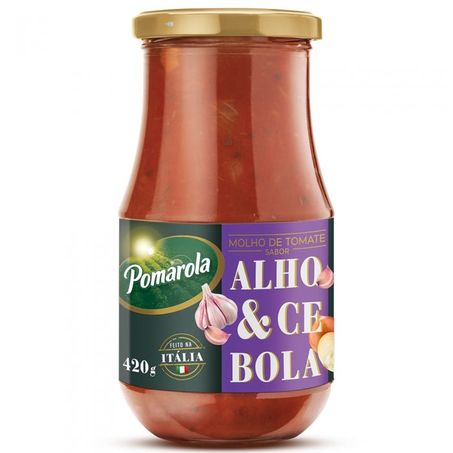MOLHO TOMATE POMAROLA ALHO E CEB 420ML