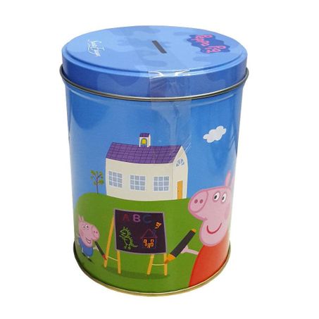 Biscoito Doce Amanteigado Santa Edwiges Peppa Pig Cofrinho Lata 100G
