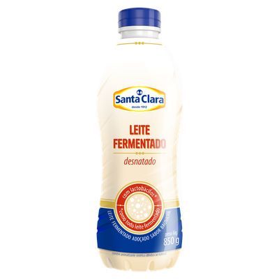 Leite fermentado desnatado santa clara 850g