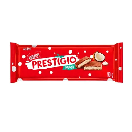 Chocolate nestlé prestígio maxi pacote 90g