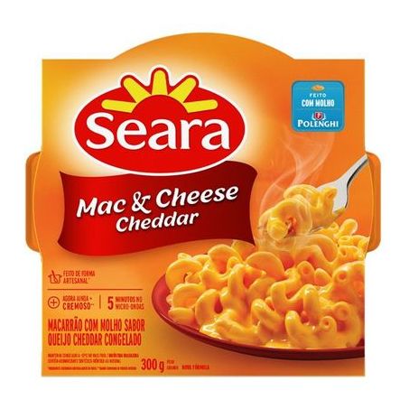 MAC & CHEESE SEARA CHEDDAR 300G