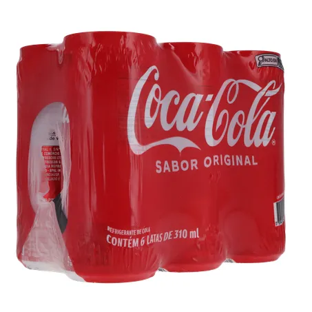 Refri coca cola lata 310ml c/6 360-32