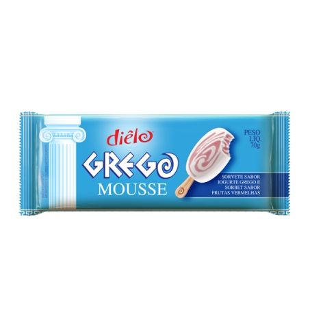 Picolé Mussy Grego Light Embalagem 70G