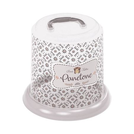 PORTA PANETONE PLASUTIL DECORADO