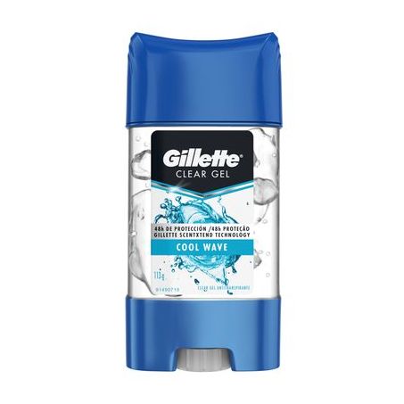 Desodorante clear gel cool wave gillette 113g