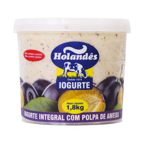 Balde Iogurte Tradicional Ameixa Holandes 1800G