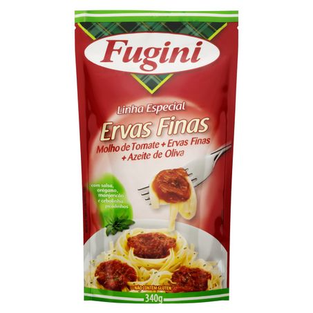 Molho de tomate ervas finas fugini especial sachê