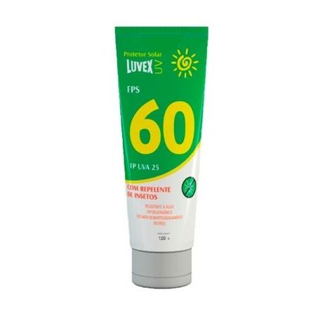 Protetor solar luvex uv fps 60 com repelente 120g