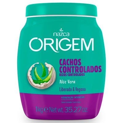 Creme de hidratação cachos controlados origem 1kg
