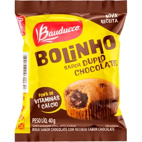 BOLINHO DUPLO CHOC BAUDUCCO 40G