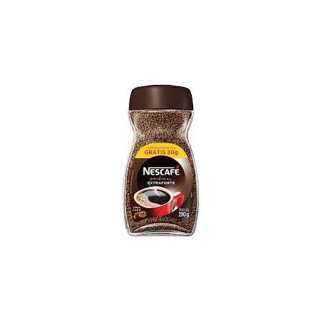 Café solúvel nescafé original leve 190g pague 160g