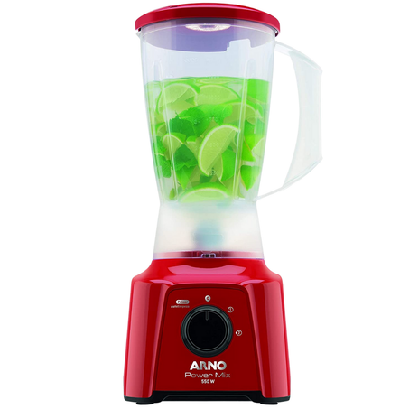 Eletro liquidificador arno power mix lq11 vermelho 220v un