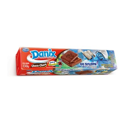 Biscoito rech arcor danix choco choc 130g.