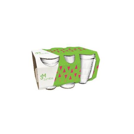 COPO 270ML NADIR ZUMBA VIDRO  JG.6PCS