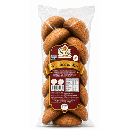 BISCOITO DELÍCIAS DA VOVÓ BOLACHÃO MEL 350G