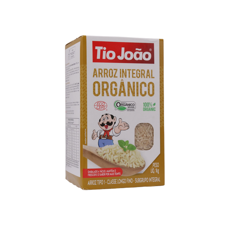 ARROZ TIO JOÃO INTEGRAL ORGÂNICO 1KG 360-57