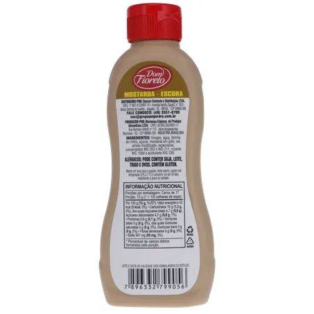 Mostarda dom fiorelo escura 200g 360-18