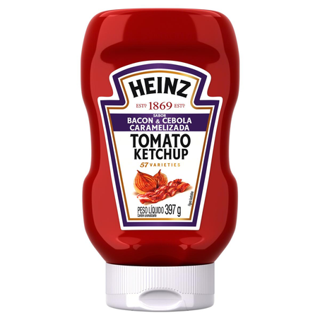 Ketchup Heinz 397g - Bacon e Cebola