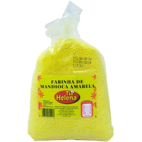 Farinha de Mandioca Tia Helena Amarela 1kg