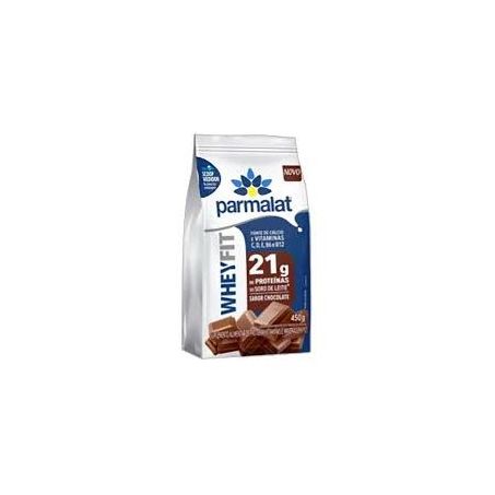 Suplemento alimentar parmalat wheyfit chocolate 450g