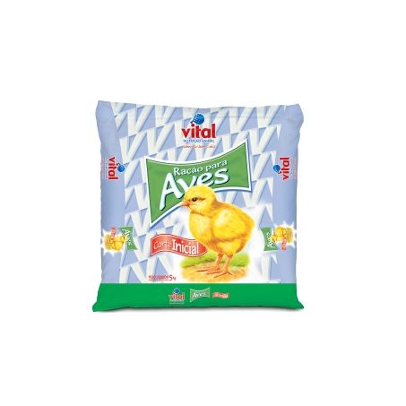 RACAO P/AVES CORTE INICIAL VITAL 5KG