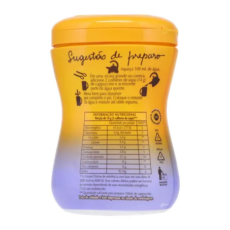 Cappuccino 3 Corações Diet Pt 150g 360-12
