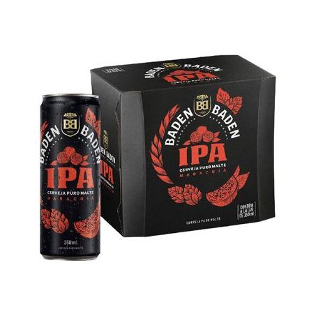 CERVEJA BADEN IPA 350ML C/ 6UN