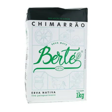 Erva mate berte s-acucar 1kg 360-35