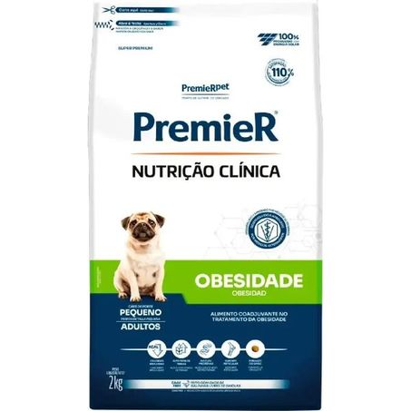 Ração Premier Nutrição Clínica Obesidade para Cães Adultos Raças Pequenas 2Kg