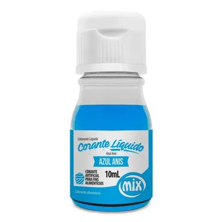 Mix-corante 10ml azul anis