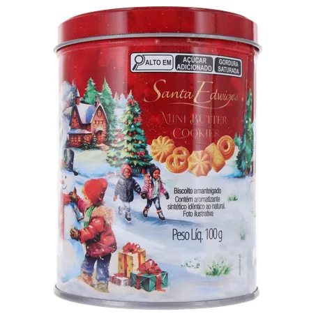 Biscoito s.edwiges cookies natal lt 100g 360-34