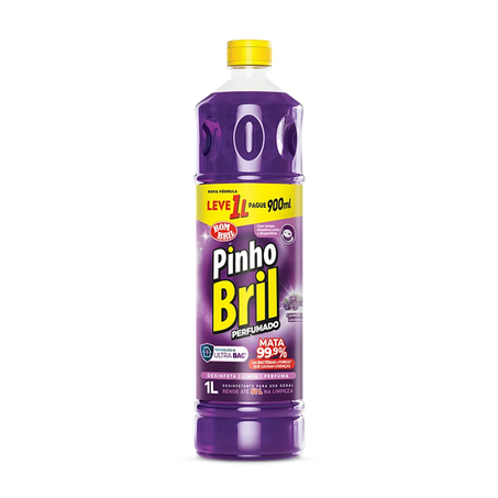 DESINFETANTE PINHO BRIL LV 1L PG 900 ML
