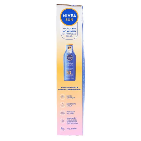 PROTETOR SOLAR NIVEA FPS 50 200ML GRÁTIS KIDS FPS 60 100ML 360-27