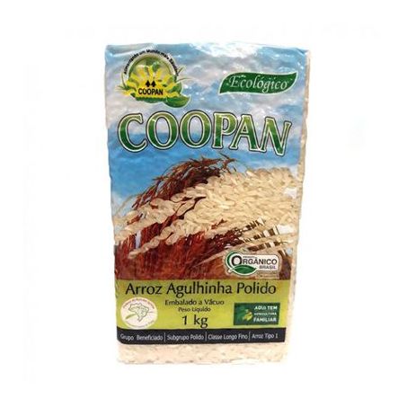 Arroz Branco Polido Coopan 1kg