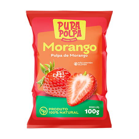 Polpa Morango Pura Polpa 100G
